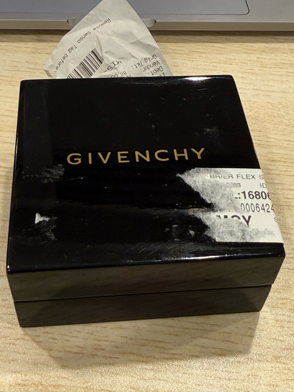 Givenchy Silver-Tone Crystal Link Bracelet with Stud Earrings - Picture 2 of 2